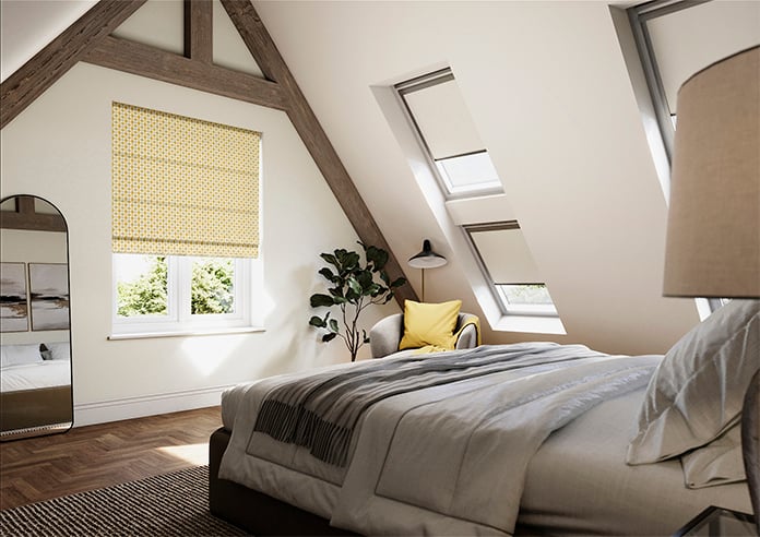 Zap, Butterscotch - Roman Blind - Image 7